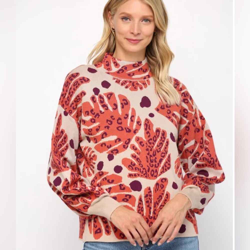 Fate Taupe Jungle Boogie Sweater